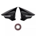 thumbnail image 4 of GLOSS BLACK WING MIRROR COVER CAP RIGHT + LEFT SIDE for SEAT for Ibiza Mk5, 4 of 8