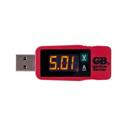 

Gardner Bender GUSB-3450 LCD USB Tester Red