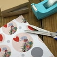 thumbnail image 3 of Cute Elephant Holding a Heart Shaped Balloon Premium Gift Wrap Wrapping Paper Roll, 3 of 5