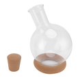 thumbnail image 1 of Glass Decanter, Strong Practicality High Borosilicate Glass Red Wine Decanter Transparent Quick Sober  For Household 1000ml, 1 of 8