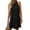 Black, variant on Women Swimsuit Cover Up Hollow Out Crochet Coverups Sleeveless Beach Dress Tank Bikini Cover Ups