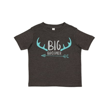 

Inktastic Big Brother Older Brother Deer Antlers Arrow Gift Toddler Boy Girl T-Shirt
