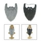 thumbnail image 1 of Barba postiza larga Yinane para Disfraz de Carnaval Gris Negro, 1 of 8