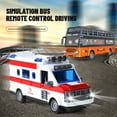 thumbnail image 3 of SUGARMOM Remote Control Ambulance  RC Play Ambulance Car Toy 4 Channel Electric Ambulance Vehicles Emergency Rescue Cars With Lights  Opening Door  Gifts For Kids, 3 of 6