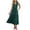 Green, variant on QIUOMBBP Womens Summer Maxi Dresses Sleeveless V Neck Button Flowy Long Dress Loose Casual Sundress for Beach Wine M
