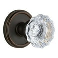 thumbnail image 6 of Grandeur Geofon_Prv_238 Georgetown Solid Brass Rose Privacy Door Knob Set - Brass, 6 of 7