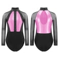 thumbnail image 5 of Zaldita Girls Shiny Rhinestone Leotards for Gymnastics Outfits Sparkle Dance Biketard Kids One-Piece Pink 10, 5 of 6