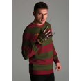 thumbnail image 3 of Striped Nightmare on Elm Street Freddy Adult Sweater, 3 of 17