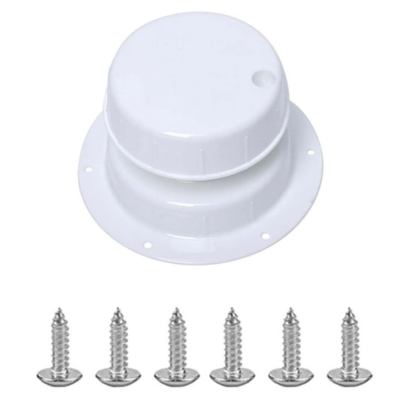 RV Roof Vent Cap Ventilation Duct Vent Cover, Direct Replaces, RV Plumbing Vent Cap Roof Pipe Exhaust Cover for RV Boats White