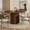 Walnut, variant on Tribesigns Round Dining Table for 4-6 , 47" Wooden Desk, Kitchen Table, Walnut(Chairs Not Included)