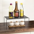 Mimifly 2 Pack Shelf Organizers Metal Rack with NonSlip Feet