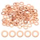 thumbnail image 1 of Uxcell Paquete de 100 Arandelas de Cobre, Arandelas de Sellado de Cobre Métricas M5x9x1mm para Tornillos Tuercas para Automóviles, 1 of 6