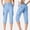 Blue#1, variant on LEBONYARD Women Straight Leg Jeans Modern Classic,Capris Womens Pants with Pockets Loose Casual Dressy Lightweight Ladies Baggy Cargo Shorts Capris for Hiking Army Green S