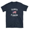 thumbnail image 1 of Tampa Florida Patriot Men's Cotton T-Shirt, 1 of 1