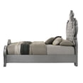 thumbnail image 3 of Elen Classic King Size Luxury Bed, Scalloped Tufted Velvet Headboard, Gray, 3 of 7
