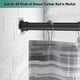 thumbnail image 4 of 2 Pack Adhesive Shower Curtain Rod Tension Holder - No Drilling Required, 4 of 5