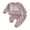 Purple, variant on Bagilaanoe 2PCS Toddler Baby Girl Pants Set Letter Print Long Sleeve Sweatshirt Tops + Sweatpants 3M 6M 12M 18M 24M 3T Kids Casual Sweatsuits
