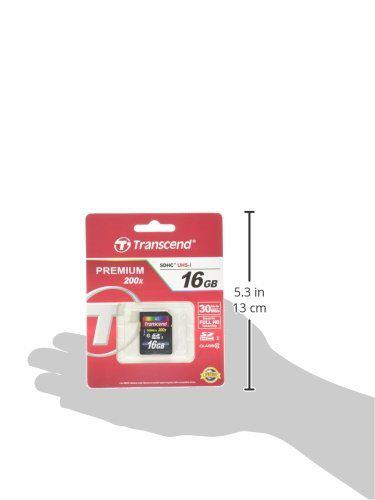 transcend 128gb sdxc class 10 flash memory card up to 30mb/s (ts128gsdxc10) - image 2 of 3