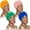 Green, Yellow, Blue, Camel, variant on Minzimin 4 Pieces African Headwrap Turban for Black Women Hair Bonnet Hair Wrap Head Scarf Headwrap Hat