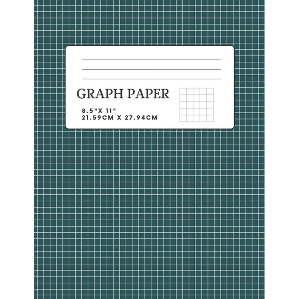Line and Graph Graph Paper Composition Notebook 132 Pages Coordinate