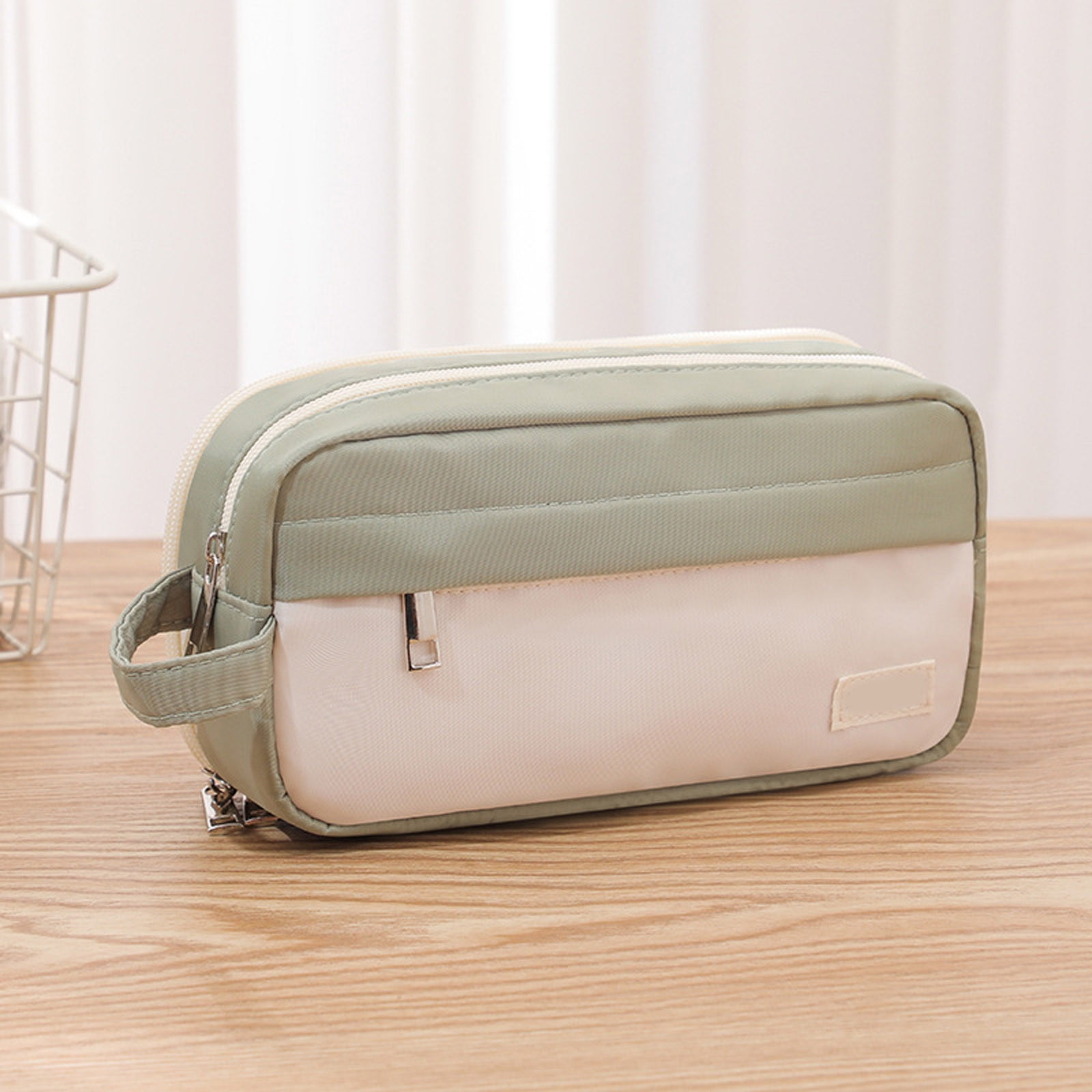 1-3PC High Capacity Pencil Case Large Capacity Pencil Pouch Big Pencil Bag Organizer Box Pen Case Portable Journaling Supplies with Easy Grip Handle for Office Home Travel