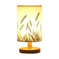 thumbnail image 1 of DEELLEEO New Linen Table Lamp Touch Control LED Linen Night Lamp w/Warm White Light Linen Nightstand Lamp USB Powered Wooden Beside Lamp, 1 of 7