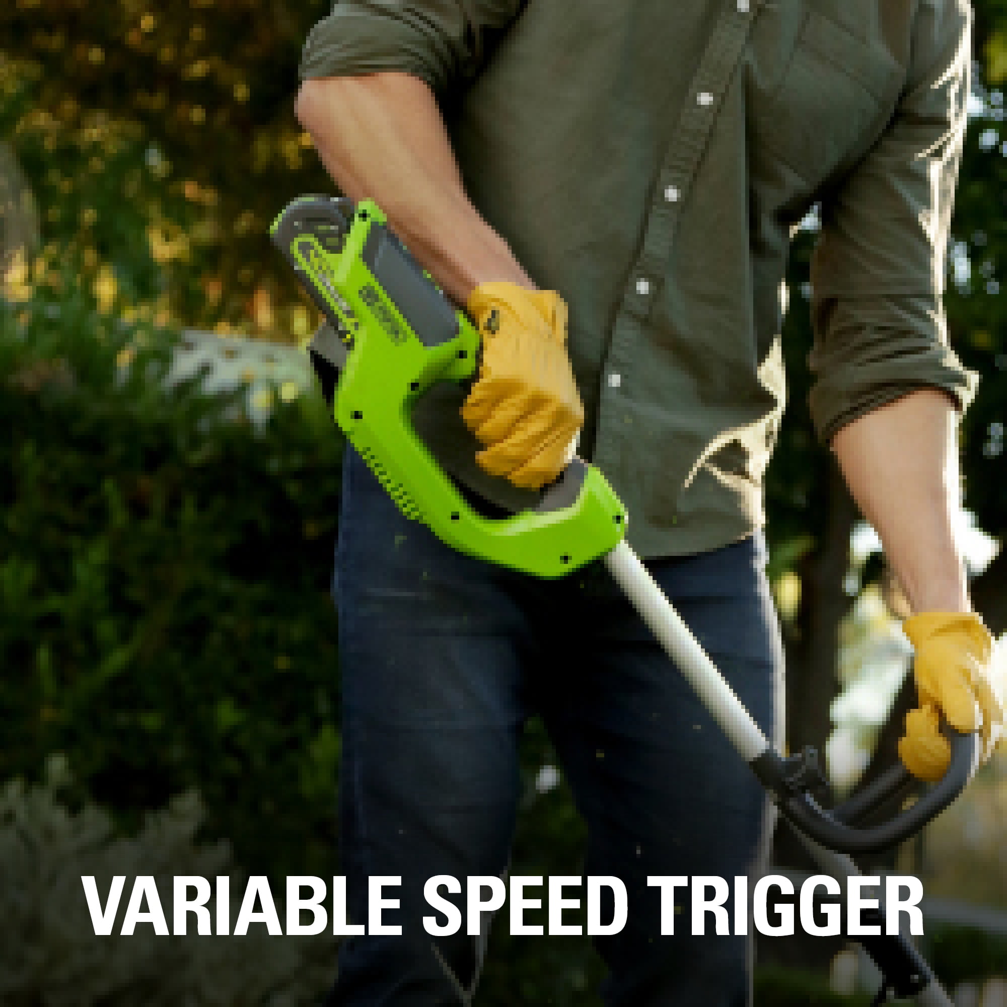 Greenworks 40V 12" String Trimmer with 2.0 Ah Battery & Charger 2101602