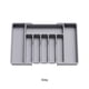 thumbnail image 4 of Wosthever Soporte de utensilios premium para cajones con espacio libre de desorden Bandeja de cajones expandible de gran capacidad Almacenamiento y organización del hogar gris, 4 of 6