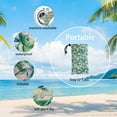 thumbnail image 4 of treasurel Palm Leaf Sand Proof Beach Blanket Picnic Blankets Waterproof Foldable,79''''×79''''Portable Outdoor Travel Beach Travel Camping Hiking Picnic for Park Beach, Beach Accessories, 4 of 6