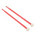 thumbnail image 4 of Drums Mallets Accessory, 2Pcs Nylon Handle  Hand Feel Drum Mallet Set  For Performance Red, 4 of 8