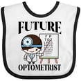 thumbnail image 3 of Inktastic Future Optometrist Eye Doctor Boys Baby Bib, 3 of 4