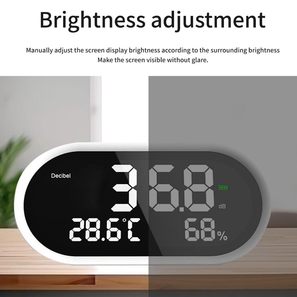 CEORPER Professional Air Quality Analyzers LCD Display For Temperature Humidity And Noise Monitoring Rechargeable Battery