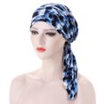 thumbnail image 2 of Dalrosia Women Head Scarf Pre Tied Chemo Caps Slip on Turban Headwear Cancer Head Wraps Beanie Hat Bandana, 2 of 6