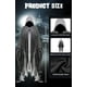 thumbnail image 4 of Disfraz de Halloween Horror Grim Reaper para hombre, disfraz de bruja con capa aterradora para hombre y mujer, capa con capucha para adultos, accesorios de cosplay (negro), 4 of 8