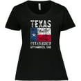 thumbnail image 3 of Inktastic Established December 29, 1845 Texas Flag Women's Plus Size T-Shirt, 3 of 5