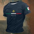 thumbnail image 2 of CONZONE Mens T-Shirts Short Sleeve T Shirts for Men Crew Neck Mexico Letter Graphic Casual Summer Tee Tops, 2 of 3