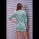 thumbnail image 4 of Conjunto de Camiseta Holgada de Corta con Cuello en V y Pantalones Cortos con Bolsillo para Mujer, Color Liso, Verde Oscuro, Talla XXL, 4 of 6