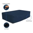 thumbnail image 4 of COVERS&ALL Patio Sectional Sofa Set Cover - Heavyduty 12 Oz. Waterproof, Durable Outdoor Furniture Table & Chair Set Cover with Airpockets & Drawstring (98" Wx 67" D x 43" H, Blue), 4 of 7