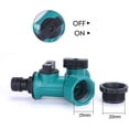 thumbnail image 3 of Outdoor Garden Hose Splitter Splitter Y Quick Connectors For Garden Adjustable Distributor For Garden 3/4" Splitter, 3 of 5