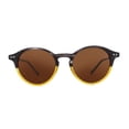 thumbnail image 2 of Lentes de Sol Polarizados Redondos Retro Gris Carey ZENOTTIC, 2 of 5