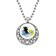 thumbnail image 1 of Atletas de Deportes deportes de esqui acuarela dibujo Collares Colgante Retro Moon Stars Jewelry Unbranded M, 1 of 3