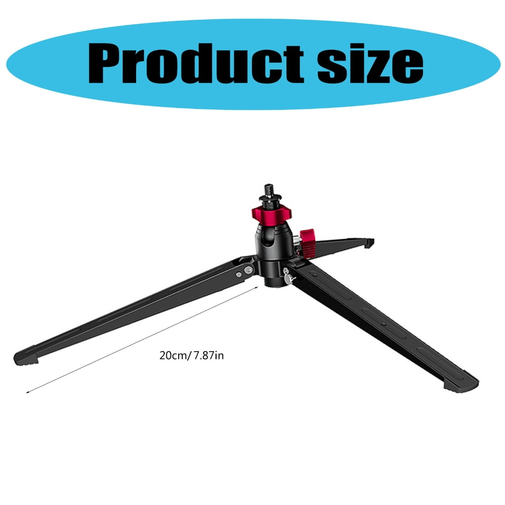 Solid Aluminum Alloy Table Tripod Base Table Top Tripod For Cameras Stability