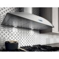 thumbnail image 2 of 600 CFM 36 Inch Wide Professional Grade Wall Mount Range Hood with Electronic Controls and Stainless Steel Mesh Filters from the Foglia Collection, 2 of 2