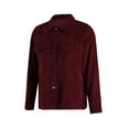 thumbnail image 3 of FOCUSNORM Cardigan à Boutons pour Femmes Couleur Unie Manches Longues Col Rabattu, 3 of 10