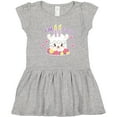 thumbnail image 3 of Inktastic I'm Two with Flowers and Cute Llama Cake Girls Toddler Dress, 3 of 5