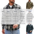 thumbnail image 7 of dazeni Men's Big & Tall Flannel Shirts M-5XL Plus Size Long Sleeve Plaid Button Down Shirt Jacket Fall Winter Casual Lapel Work Tops, 7 of 7