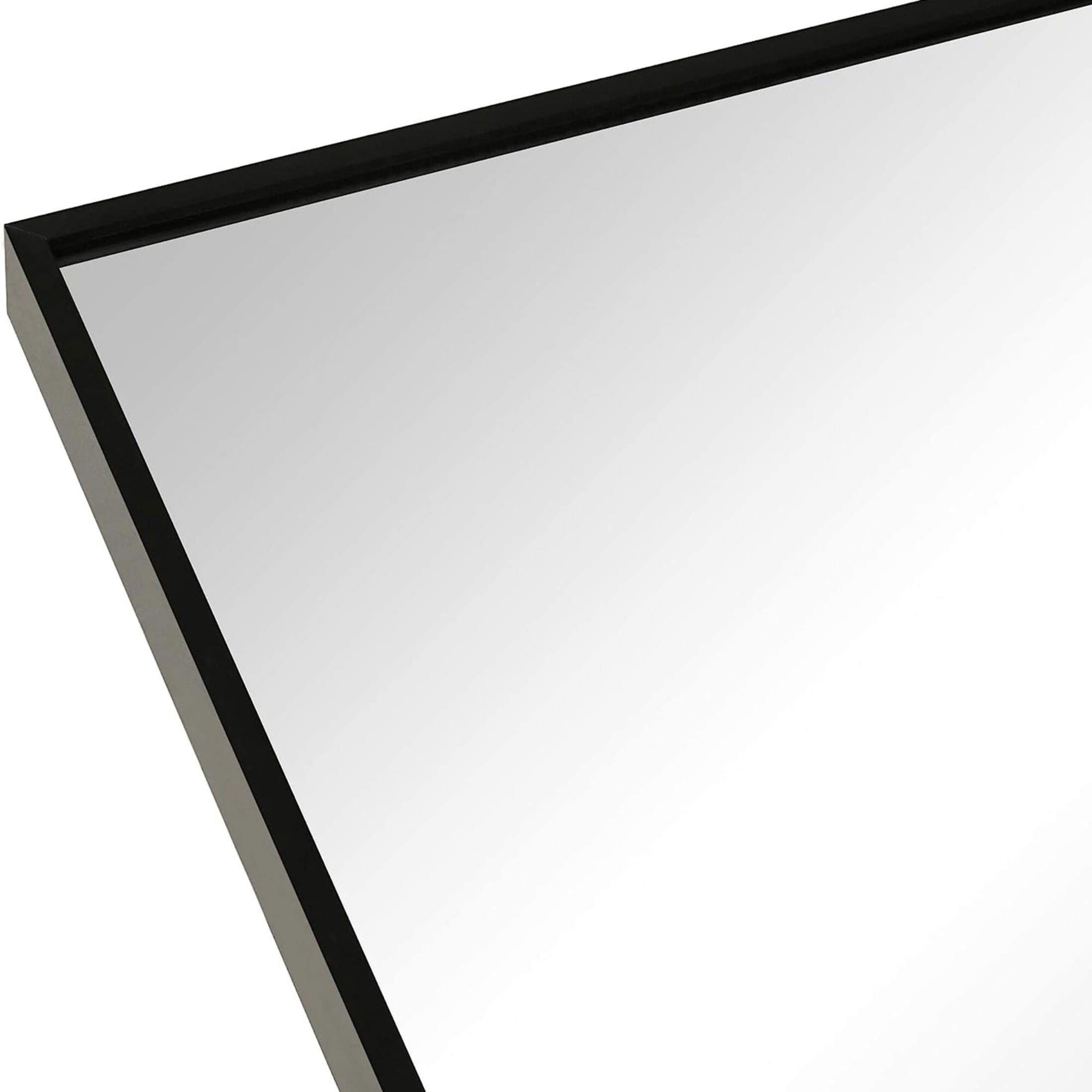 Noble House 20"x30" Arched Metal Wall Mirror, Vanity Mirror for Bathroom, Bedroom & Living Room, Black