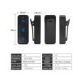 thumbnail image 4 of 2 uds Mini Walkie Talkie 400-470MHz Radio bidireccional 3W transceptor auricular orejera alimentado por USB negro, 4 of 5