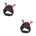 thumbnail image 4 of Xinxinyy Halloween Adjustable Devil Cap For Unique Dress-Up Experience Suitable Black 2Set, 4 of 6