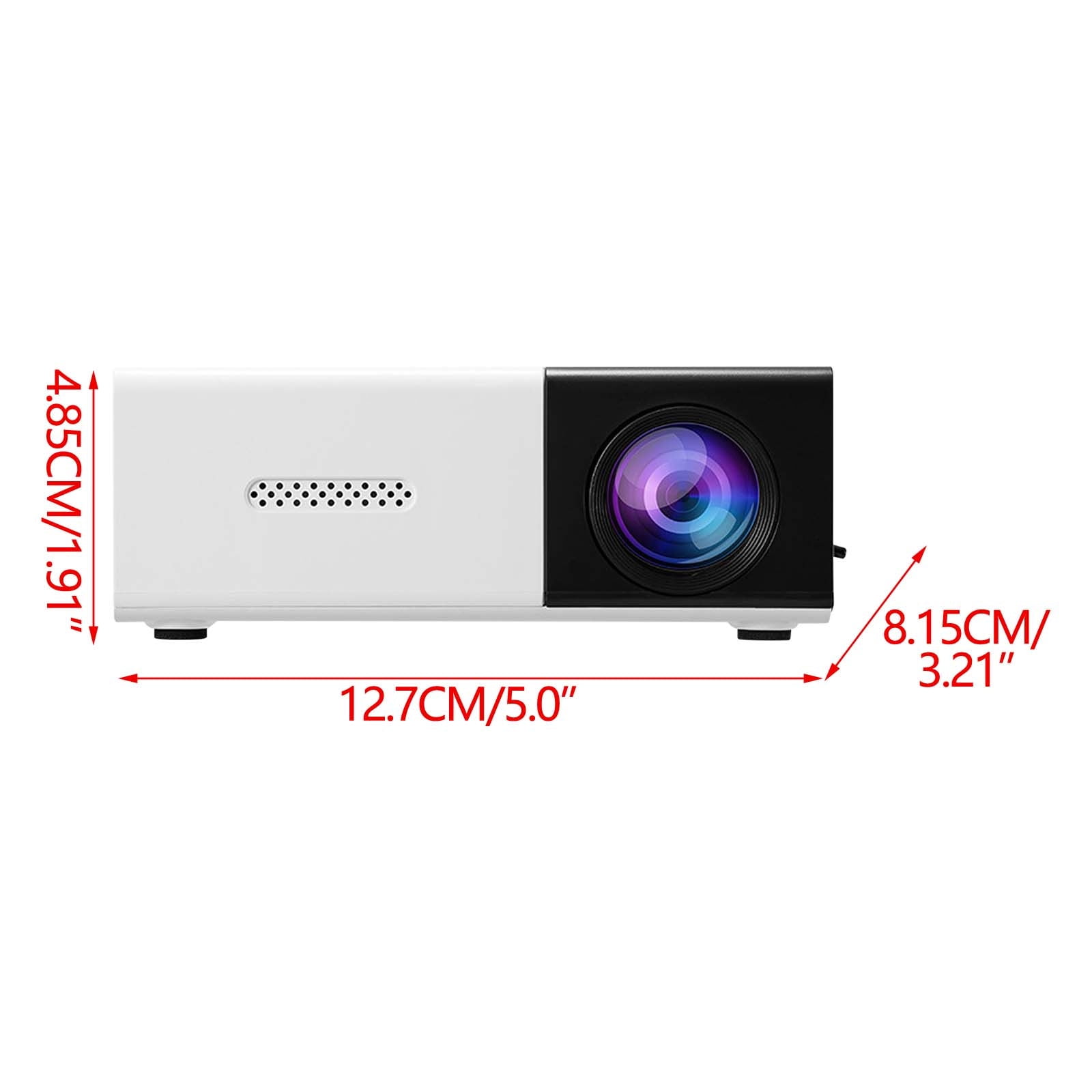 Qocolhg Mini Projector with WiFi & Bluetooth, Full HD 1080P Projector, Portable Outdoor Projector with Remote, Home/Dormitory/Room Theater Movie Phone Projector Compatible with Android/iOS/HDMI/USB